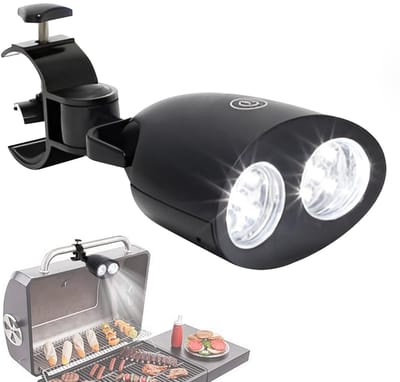 KZQ Led Grillampen - 360 Graden Verstelbare Bbq Cliplamp - Grillverlichting Voor Buiten - Geschikt Voor Kamperen Buiten Koken Werkplaats Monteur Auto Atv En Haard - 1 Stuk