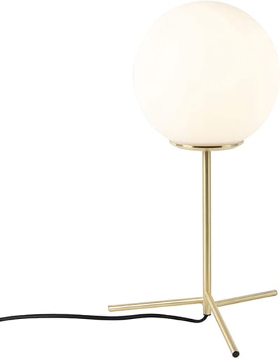 QAZQA pallon - Art Deco Tafellamp - 1 lichts - H 455 mm - Wit - Woonkamer | Slaapkamer | Keuken