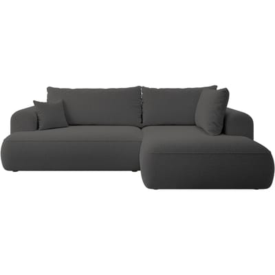 Hoekbank Philipa Big rechts bouclé met slaapfunctie | Selsey Design
