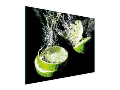 TMK ArtDeko - Snijplank Glas - 52x40 cm - Limoen - Antislip - Hittebestendig