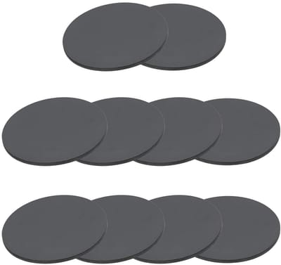 Rubberen Sluitringen - Afdichtingen Bussen - Trillingen Dempen - Duurzaam Flexibel Materiaal - 80 x 4 mm - Zwart