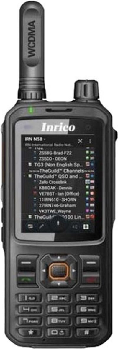Inrico T320 V2 4G LTE Zello Portofoon, GPS, Smartphone, GSM, Wifi