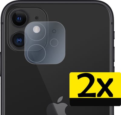 Camera Lens Protector - Geschikt voor Apple iPhone 12 Mini - 2 Stuks - Camera Screenprotector - Beschermglas - Gehard Glas - Tempered Glass - Screen Protector
