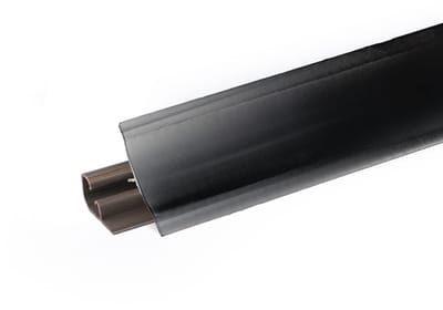 DQ-PP 3 m HOEKLIJST - Zwart Mat - 23 x 23 mm - PVC - GRATIS schroeven - Keukenlijst Werkblad Afwerkingslijst Lijst Keuken Keukenafwerkingslijst Wandafwerkingslijst Tafelbladlijst