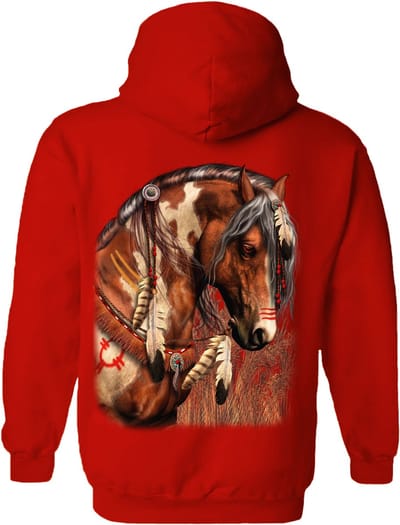 Paard War Pony The Coloured House Hoodie M