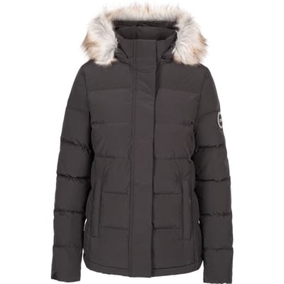 Trespass Dames/Dames Composed DLX Donsjack (Zwart)