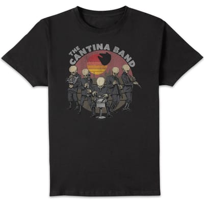 Star Wars Cantina Band Men's T-Shirt - Black - S