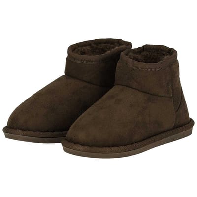 Morethansocks - Pantoffels kinderen - Suède - Maat 25 t/m 36 - Home boot hoog - warme sloffen - kinder sloffen - sloffen jongens - sloffen meisjes
