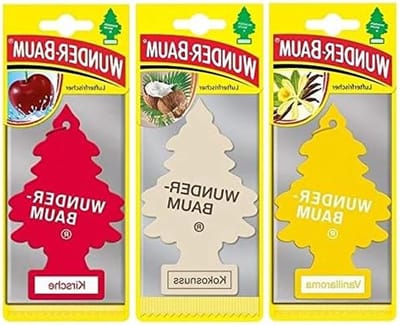 Geurende sparren - Auto verfrisser - Frisse geur creëren - Langdurige geur - 3-pack - Meerdere geuren