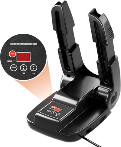 SCH® Schoenendroger - Schoenendroger electrische - Schoenendrogers - Zwart - ‎27cm x 9cm x 18cm