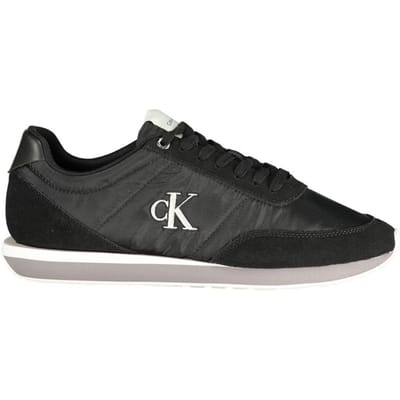 Calvin Klein Retro Runner Essential Mix Black/stormfront/vaporous White Maat: 42 | Sneakers Outlet | Heren | Zwart