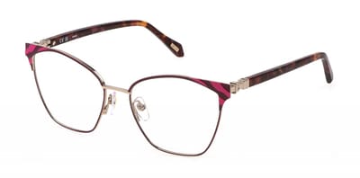 Just Cavalli VJC072 Oro chiaro c/parti col.luc. 55/17/135 WOMAN Brilmonturen
