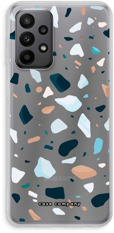 Case Company® - Hoesje geschikt voor Samsung Galaxy A23 hoesje - Terrazzo N°13 - Soft Cover Telefoonhoesje - Bescherming aan alle Kanten en Schermrand