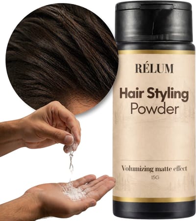 Rélum® Volume Poeder - Texture Powder – Haarpoeder - Hair - Poeder Wax – Styling – Fluffy - Based - Matte - 15G