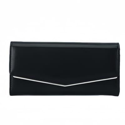 Lange handtas - Verfijnde look - Anti-diefstal - Grote capaciteit - PU - 18,8*9,5*2,5 cm - Zwart - 1 stuk