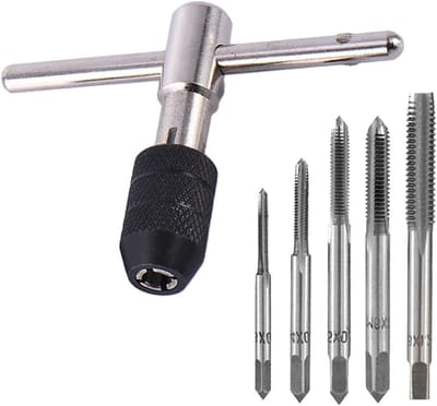 Handgereedschap Taps en Draad Taps Sets voor Elektrische Mechanica en Ingenieurs, Ideaal voor Beperkte Ruimtes en Precisiewerk