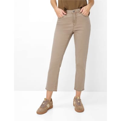 Brax Dames Jeans  Style MARY S MOCHA BROWN, denim donkerbruin, maat 38L