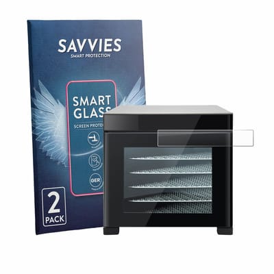 2 Stuks Savvies Screenprotector - geschikt voor Cosori CP267-FD - beschermfolie glas transparant