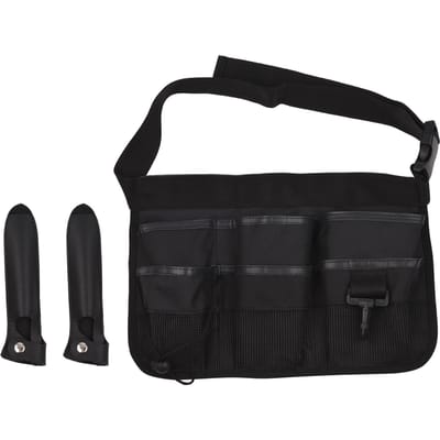 Pochette à ciseaux pour Salon de coiffure, porte-sac pour ciseaux de coiffure, outils de styliste, sac de taille, peigne noir