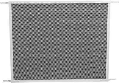 Schermdeur Grille - Schuifdeur Beveiliging - Huis Beveiligen - Aluminium Constructie - 48 x 26 Inch - Zilver
