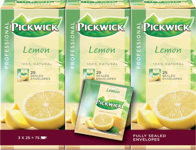 Thee pickwick fair trade lemon 25x1.5gr | 3 stuks