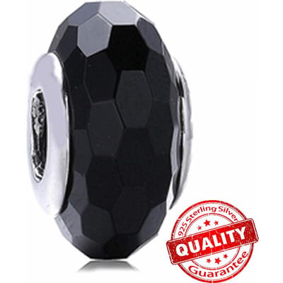 Murano Glas Serie Koper Gebogen Goede Veren en Gelukkige Klavertje Vier Bedel Past om Armband Mooie Fijne Cadeaus W27299WW- black