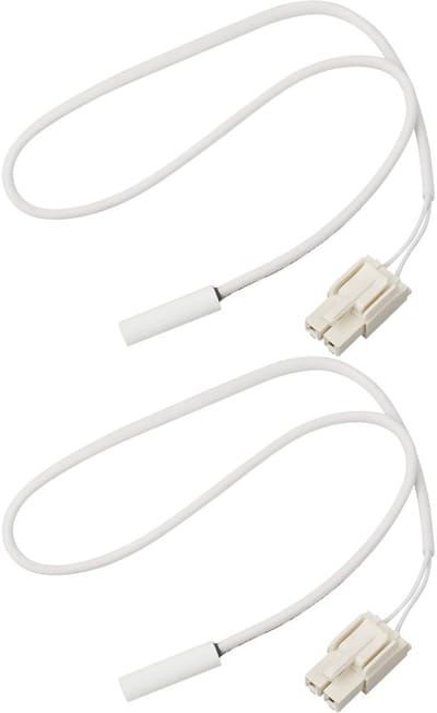 Dailygoods- Temperatuursensor 2x - Koelkast/Vriezer - Compatibel met Hisense - Wit - Type: Temperatuursensor - Geschikt voor diverse modellen - Koelkast Sensor