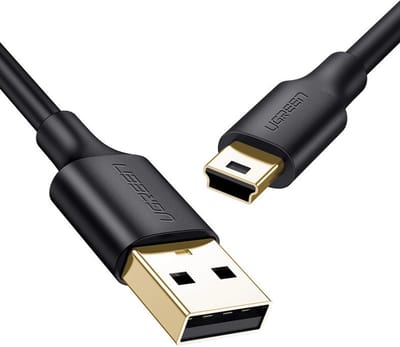Ugreen - kabel - USB - mini USB - 480 - Mbps - 1 - m - zwart - (US132 - 10355)