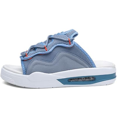 Heren Comfortabele Pantoffel Man Luxe 2024 Woonkamer Pantoffels voor Man Zomerschoenen 2024 Volwassen Heren Sandaal Teenslipper Huis Thuis 43 gray