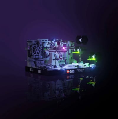 LMB 2.0 - Verlichtingsset geschikt voor LEGO Star Wars Death Star Trench Run Diorama - 75329