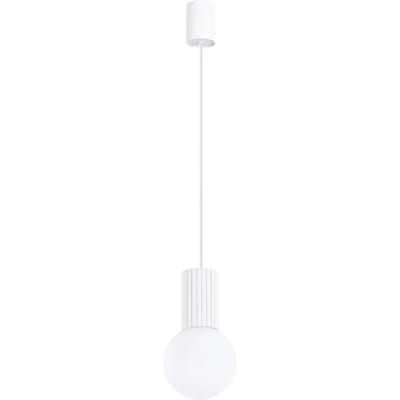 Sollux Lighting Hanglamp Halo - G9 - wit - aluminium/glas - 12x12x120cm