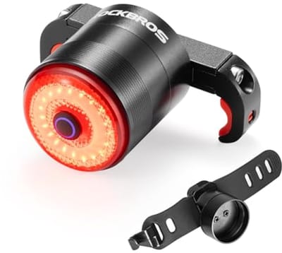 Oplaadbare USB LED Fiets Achterlicht - IP65 Waterdicht, Helder Rood Remlicht met 4 Modussen