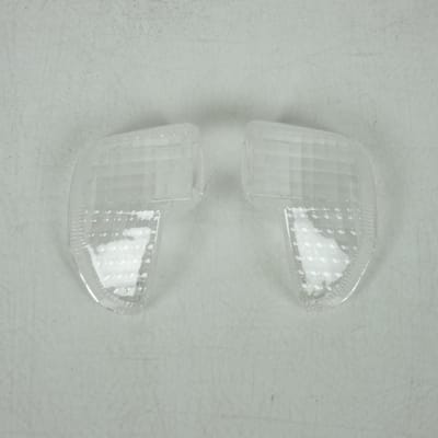 Paire cabochon clignotant AR Translucide pour scooter MBK 50 Booster Neuf
