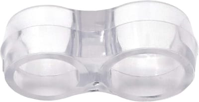 Deurstopper Buffer - Bescherm Buffer - Muren Beschermen - Zacht Elastisch Materiaal - 16mm - Transparant