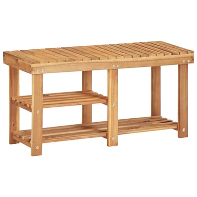 vidaXL - Schoenenrek - 90x32x46 - cm - massief - acaciahout
