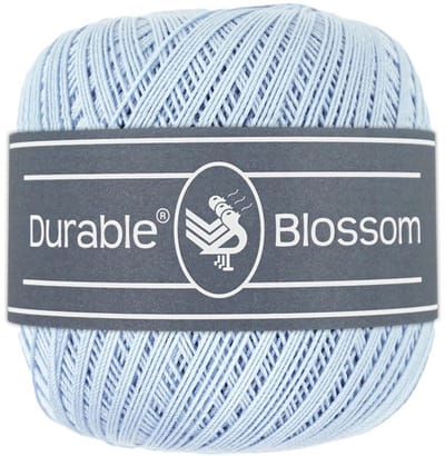 Durable Blossom - 282 Light Blue - Verfijnd Gemerceriseerd Katoen Garen