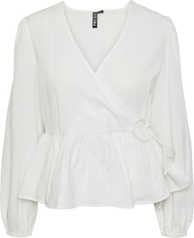 PIECES - PCMILLA LS WRAP TOP - Dames - Blouses