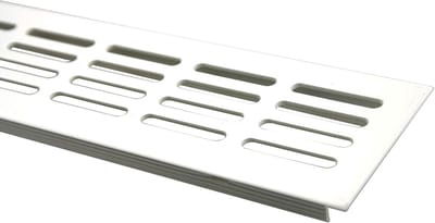 Aluminium Ventilatorrooster met Achterflens voor Continue Ventilatie