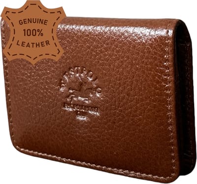 Westpolo Leren Pasjeshouder Unisex - Geschikt voor 10 Pasjes - Creditcardhouder - Perfect Cadeau voor Verjaardag, Vaderdag, Moederdag, en Valentijnsdag - cognac - 1024 van Leerella