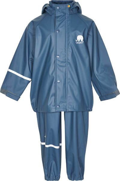 CeLaVi - Basic regenpak voor kinderen - IJsblauw - maat 100 (98-104cm)