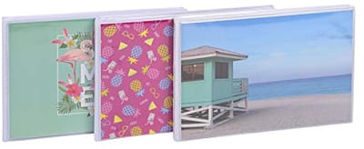 Fotoalbum met Pockets - Mini Album - Foto's Bewaren - Flexibele Hoezen - 24 Foto's 10x15 - Willekeurig Design