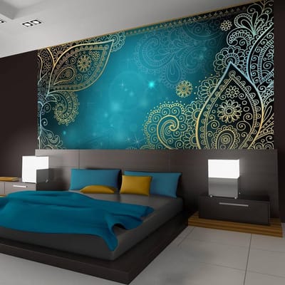 400cm X 280cm - Fotobehang - Oosterse vleugels