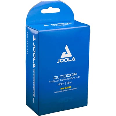 Joola Tafeltennisballen voor Buiten Set 6 stuks Outdoor Verzwaard TT-Ball 40 MM