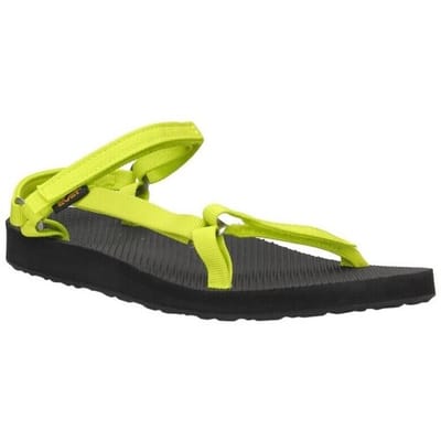 Teva ORIGINAL UNIVERSAL SLIM - Dames Sandalen - Zwart/Geel - Maat 37