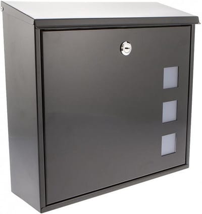 Brievenbusdirect - brievenbus Aire - zwart