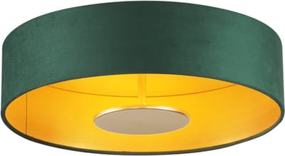 QAZQA bredow - Moderne LED Plafondlamp - 1 lichts - Ø 40 cm - Groen - Woonkamer | Slaapkamer | Keuken