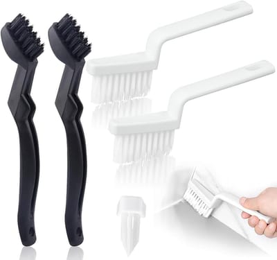 Multifunctionele Voegenborstel voor het Schoonmaken van Kieren en Gaten in Keuken, Badkamer en Vloeren - Set van 4 Stuks