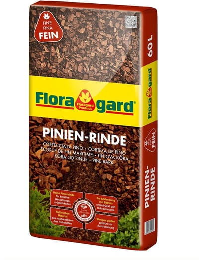 Pijnboomschors Mulch - Tuinbodembedekker Bodemverbeteraar - Tuin Verfraaien - Natuurlijke Bodembedekking - 60 Liter - Bruin