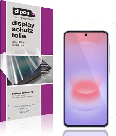 dipos – 4x Beschermfolie geschikt voor Samsung Galaxy A37 | Krasbestendige & heldere Screenprotector Ultra-Thin