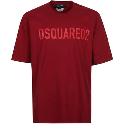 DSquared2 Herenlogo T-Shirt (Rood)